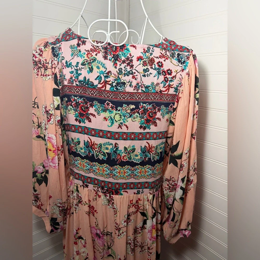 Umgee Floral Blush Mini Dress - Picture 8 of 10